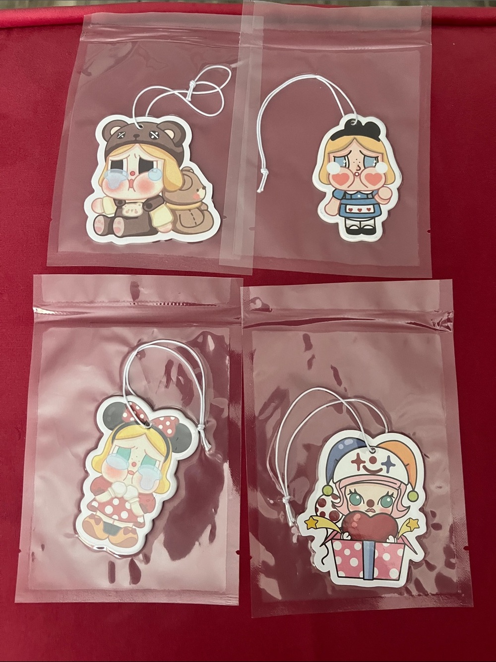 Car air fresheners three crybabies and one Molly set